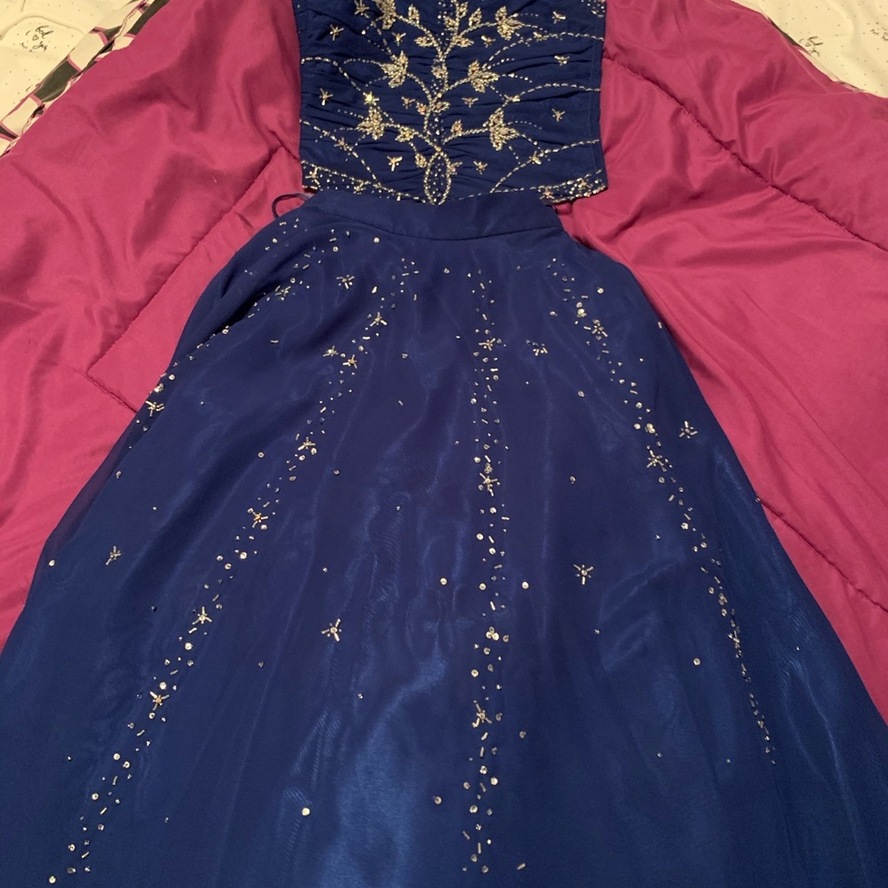 2 piece pageant gown